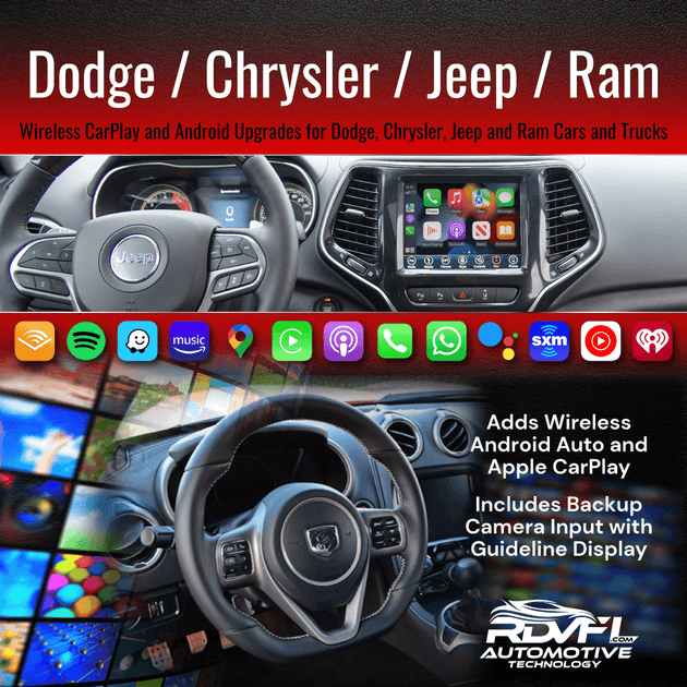 CP2-CDJ: Wireless Carplay for Chrysler, Dodge, Jeep and RAM Vehicles