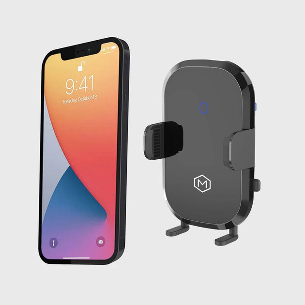 Fast Wireless Car Charger Mount - Grip Cradle (Auto Scan)