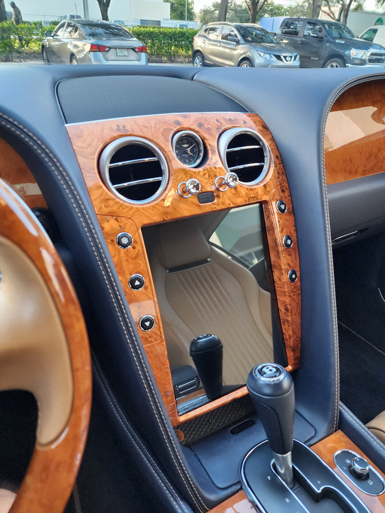 BNT-SCREEN (Medium Wood Grain): Complete Radio Upgrade for Bentley Continental