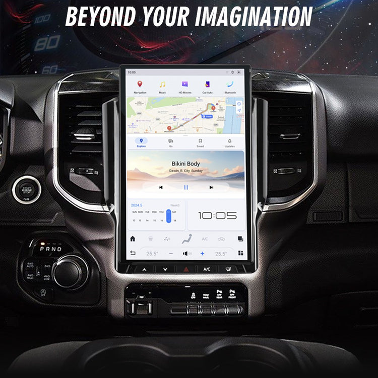 RAM-RADIO-20: RADIO UPGRADE FOR 2019-2024 RAM TRUCKS WITH THE 4" AND 8" SCREEN