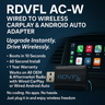 AC-W Wireless CarPlay Adapter / Wireless Android Auto Adapter
