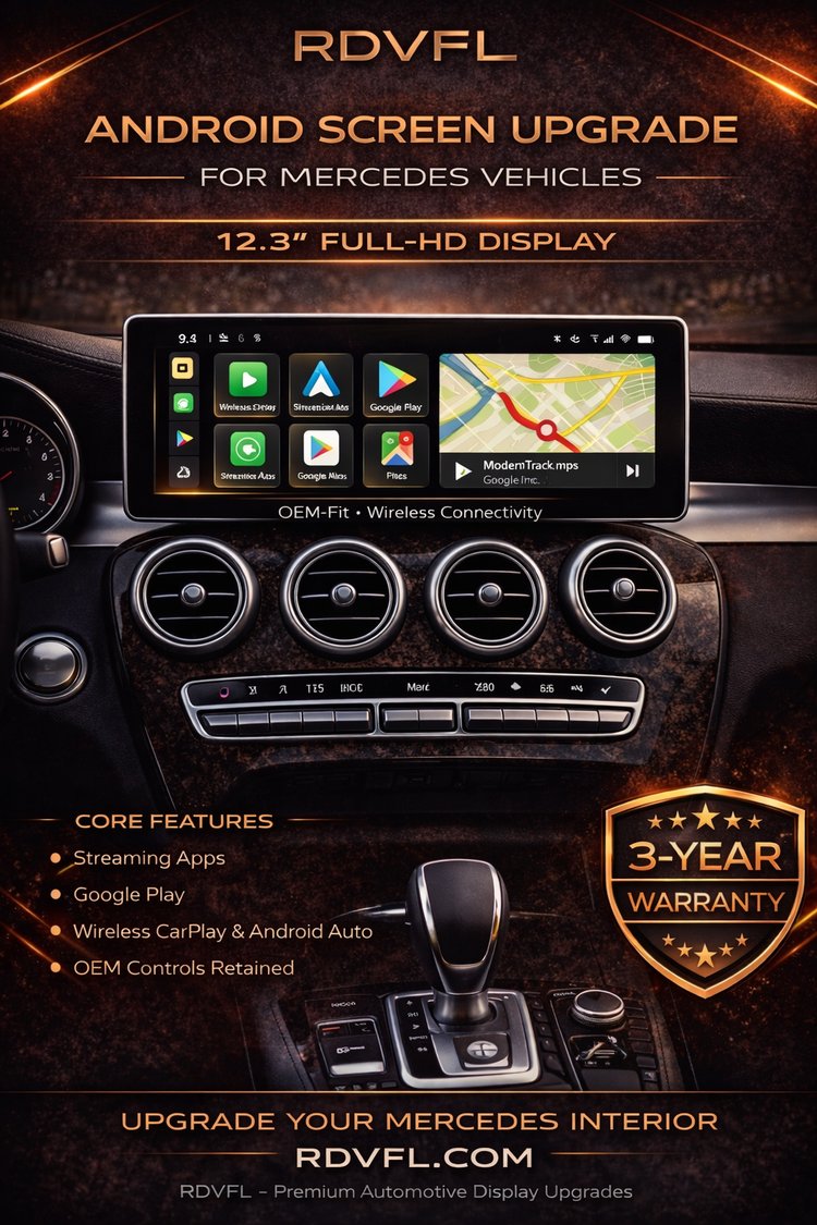 NTG4CLS-A - 12.3" Android touchscreen upgrade for Mercedes CLS 2010-2012 W/ NTG4 System