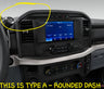FRD-S4-A (ROUNDED DASH) - 13" SCREEN UPGRADE FOR 2022-2025 F-SERIES TRUCKS WITH 8" SYNC 4