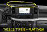 FRD-S4-B (FLAT DASH) - 13" SCREEN UPGRADE FOR 2022-2025 F-SERIES TRUCKS WITH 8" SYNC 4
