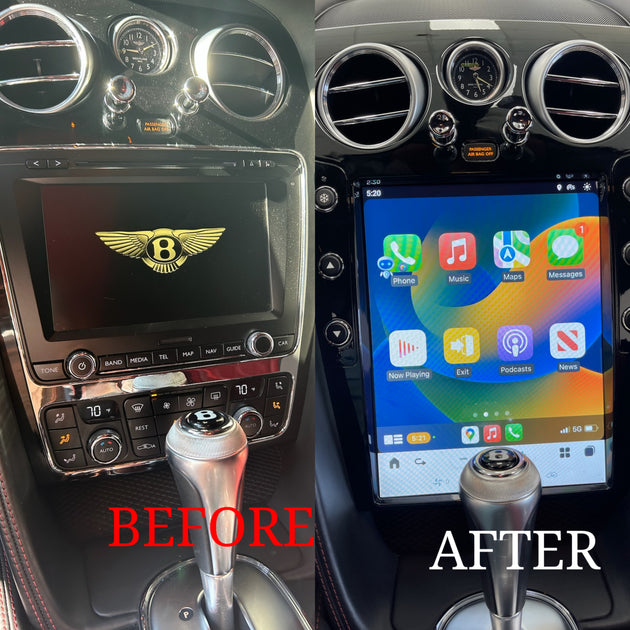 BNT-SCREEN (Gloss Black): Complete Radio Upgrade for Bentley Continental